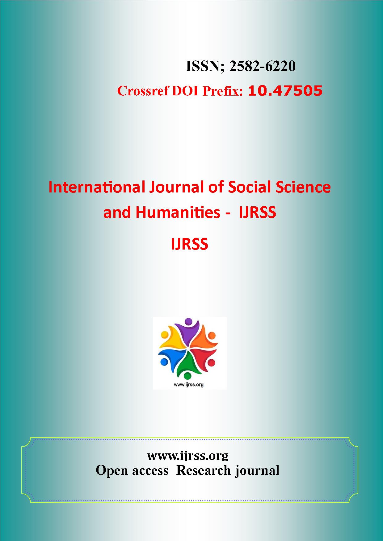 					View Vol. 3 No. 4: IJRSS April-2022
				